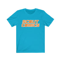 Scout Comics (Orange Logo)  - Unisex Jersey T-Shirt